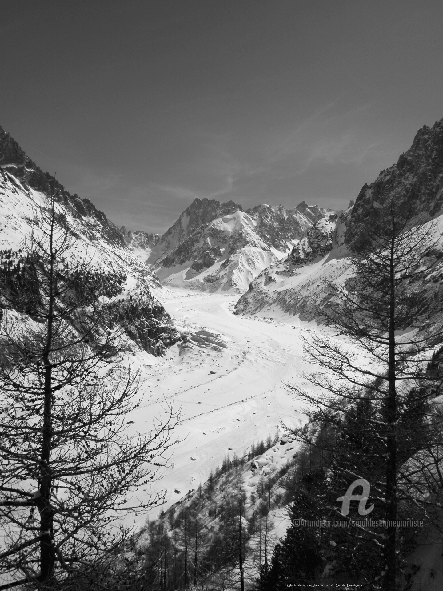 Sarah Leseigneur - Glacier du Mont-Blanc 2010